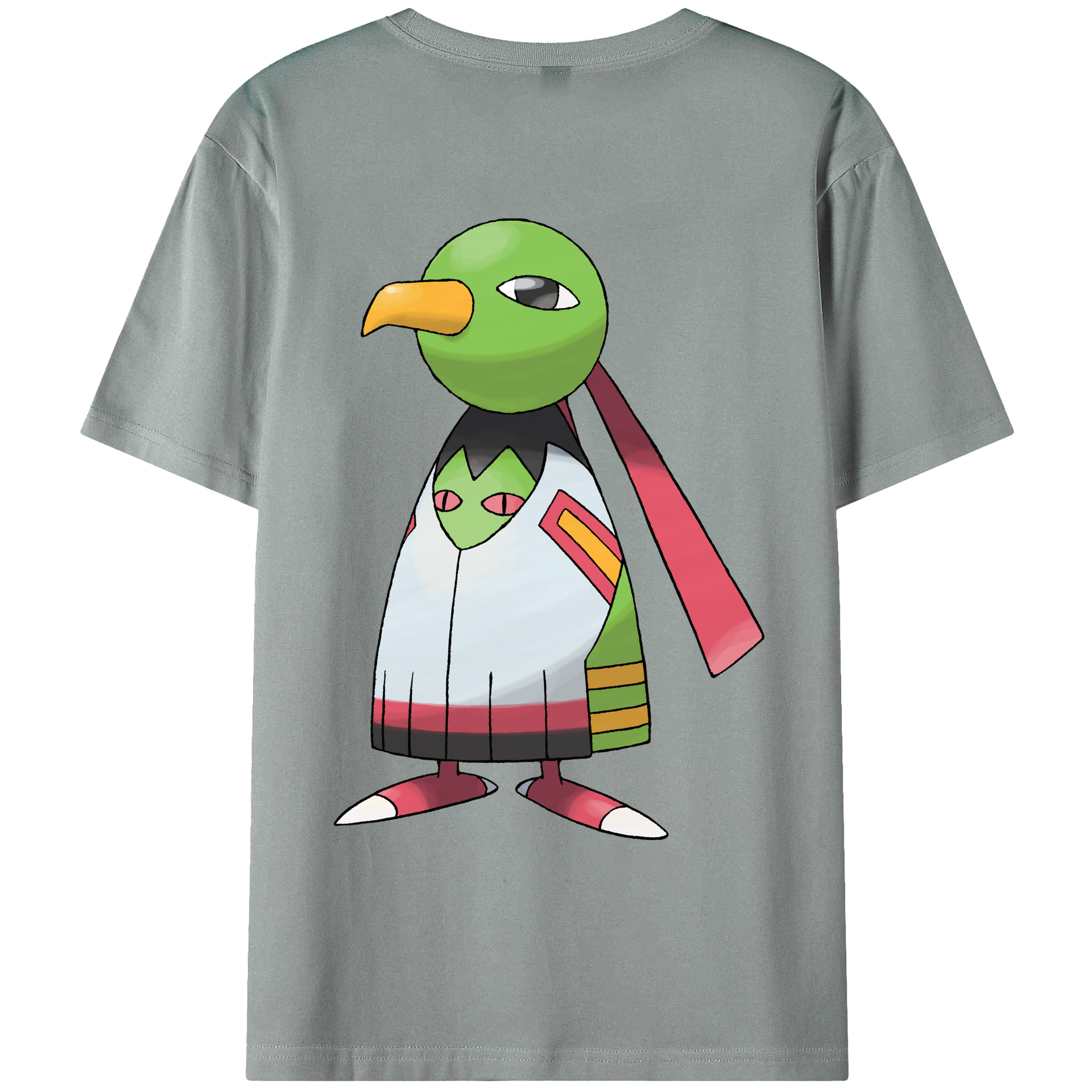 （画像用） ポケットモンスター Pokémon 綿100％ メンズ半袖Tシャツ（バックプリント） 通気性